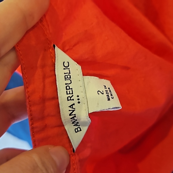 banana republic size 2 pink/coral top - Picture 3 of 3